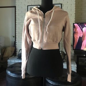 Light pink/ mauve crop sweater